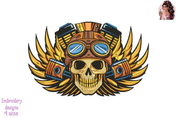 Biker Spirit Skull Embroidery: A Designer’s Review