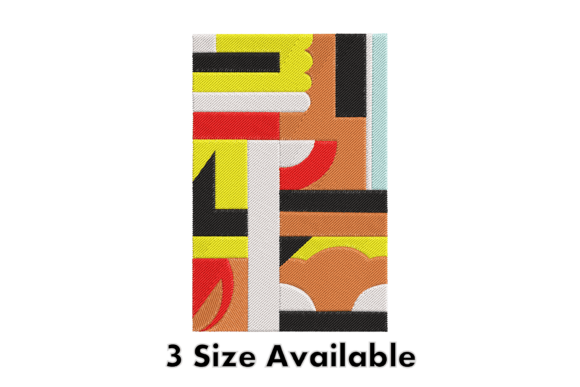 Bold Abstract Geometric Embroidery Review