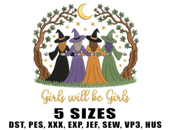 Forest Magic Witch Embroidery Design Review