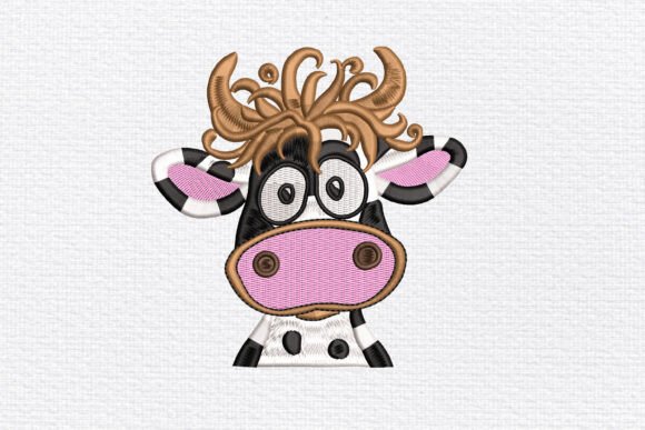 Funny Cow Face Embroidery Design Review