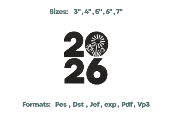 Review: 2026 New Year Fireworks Embroidery Art