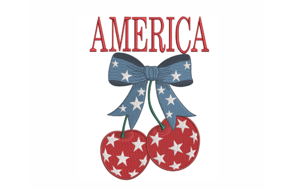Review: America Cherries Embroidery Design