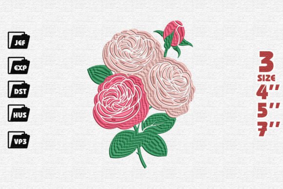 Review: Blush Garden Roses Embroidery for Real Projects