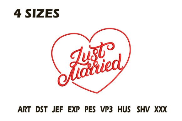 Review: Just Married Heart Embroidery for Weddings