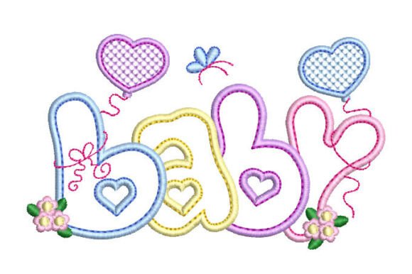 Review: Letter Baby with Flowers and Heart Embroidery