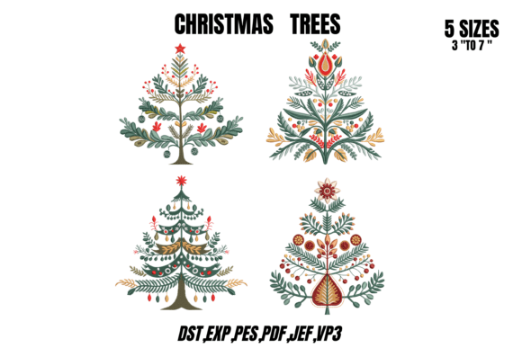 Reviewing FolkArt Christmas Tree Embroidery Bundle