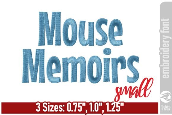 Reviewing Mouse Memoirs Cute Embroidery Font - S