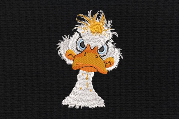 Reviewing the Grumpy Duck Embroidery Design