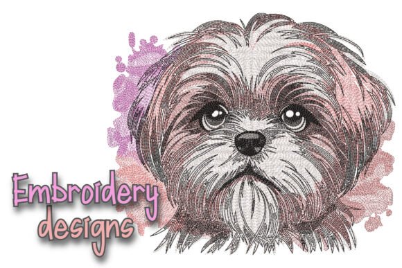 Reviewing the Shih Tzu Dog Embroidery Design